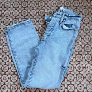 Abercrombie & Fitch Light Blue Dad Jeans